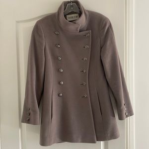 Barringtons wool Peacoat. Size 10. Grey/taupe colour.